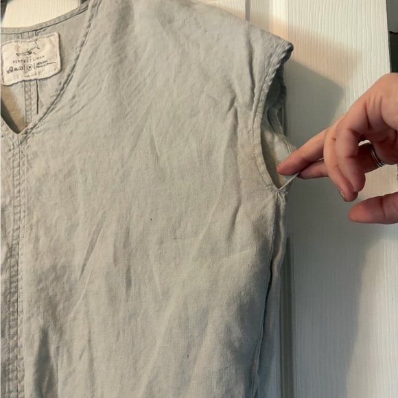 notPERFECTLINEN top - Picture 4 of 6